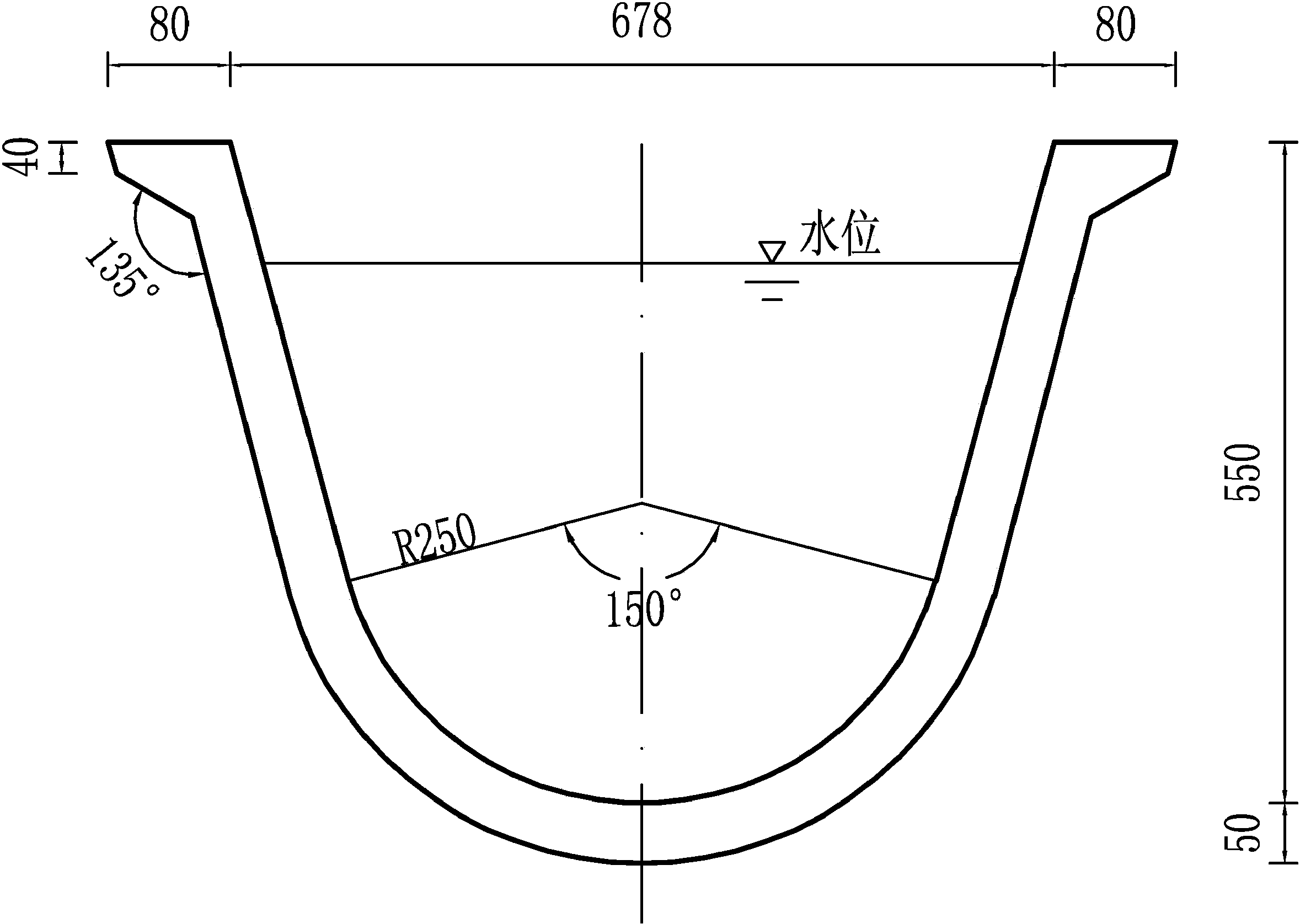 弧形渠道(D=0.5m-1)砌護圖